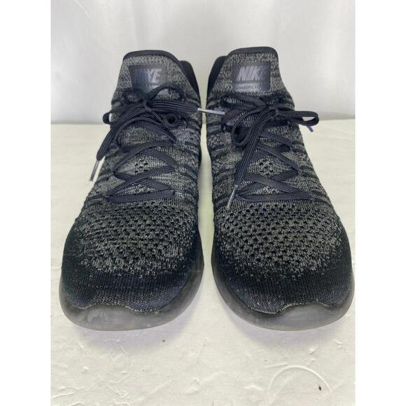 Nike LunarEpic Flyknit 2 Low Women's Size 10 Running Shoes Black Gray - Picture 1 of 8